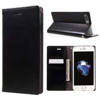 MERCURY Apple iPhone 7 Plus / 8 Plus Blue Moon Wallet Case (Black)