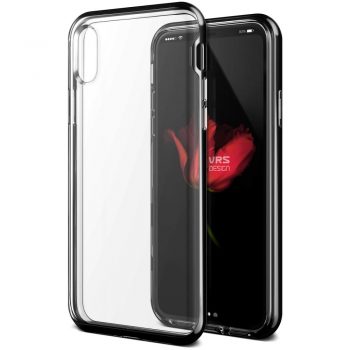 VRS Design Crystal Bumper Case Apple iPhone X (Black)