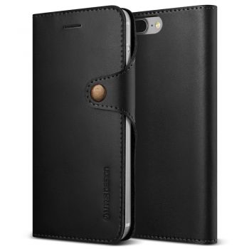 VRS Design Native Diary Case Apple iPhone 7 Plus / 8 Plus (Black