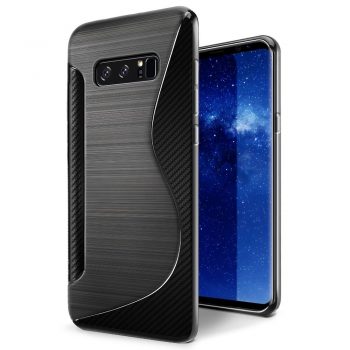 Just in Case Samsung Galaxy Note 8 Carbon S-Style TPU case (Black)