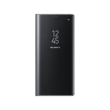 Samsung Galaxy Note 8 Clear View Standing Cover (Black)