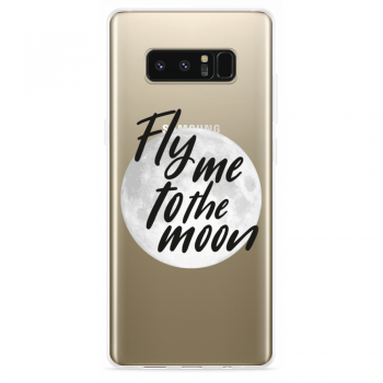 Just in Case Samsung Galaxy Note 8 Hoesje Fly me to te Moon