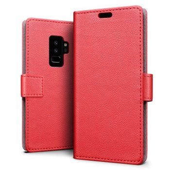 Just in Case Samsung Galaxy S9 Wallet Case (Red)