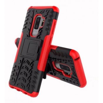 Just in Case Rugged Hybrid Samsung Galaxy S9 Plus Case (Red)