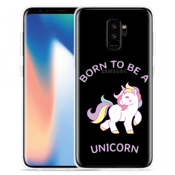 Just in Case Galaxy S9 Hoesje Born to be a Unicorn