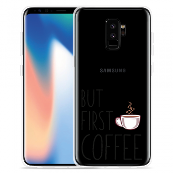 Just in Case Galaxy S9 Hoesje But first coffee