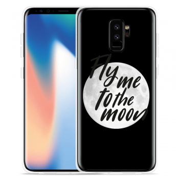 Just in Case Galaxy S9 Hoesje Fly me to the Moon