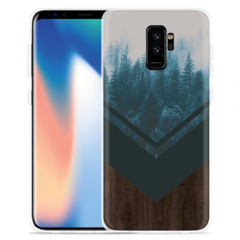 Just in Case Galaxy S9 Hoesje Forest wood