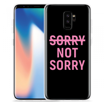 Just in Case Galaxy S9 Hoesje Sorry not Sorry
