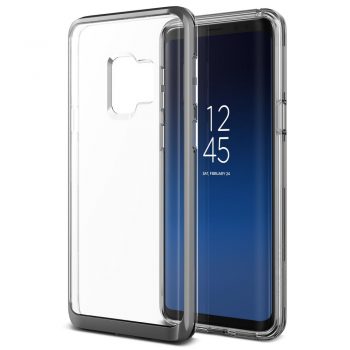 VRS Design Crystal Bumper Case Samsung Galaxy S9 (Steel Silver)