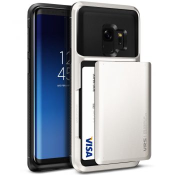 VRS Design Damda Glide Case Samsung Galaxy S9 (Cream White)