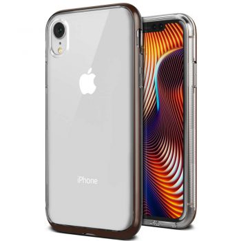 VRS Design Crystal Bumper Case Apple iPhone Xr (Brown)