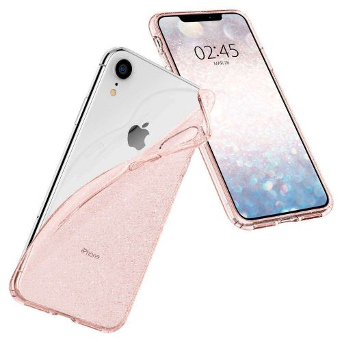 apple-iphone-xr-hoesje-spigen-liquid-crystal-glitter-roze-002