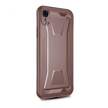 IPAKY Phantom Rhombus Series Soft TPU Case Apple iPhone Xr – Brown