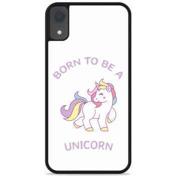 Just in Case iPhone Xr Hardcase hoesje Born to be a Unicorn