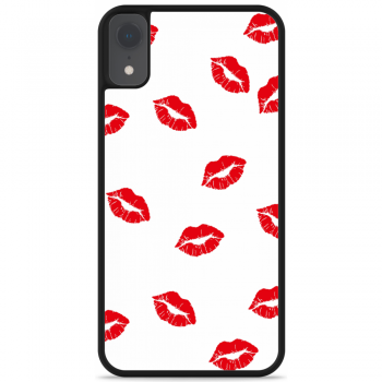 Just in Case iPhone Xr Hardcase hoesje Red Kisses