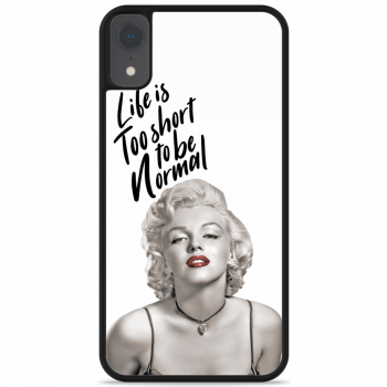 Just in Case iPhone Xr Hardcase hoesje Life is too Short
