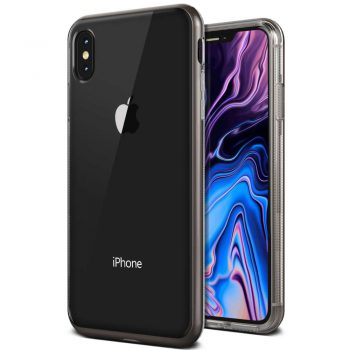 VRS Design Crystal Bumper Case Apple iPhone Xs Max (Metal Black)