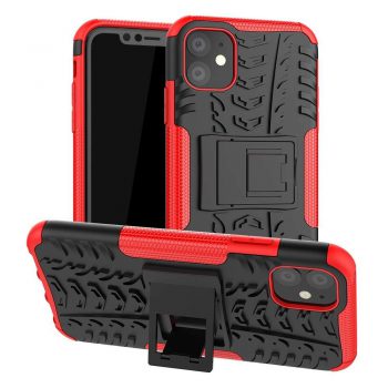 Just in Case Rugged Hybrid Apple iPhone 11 Case (Red)